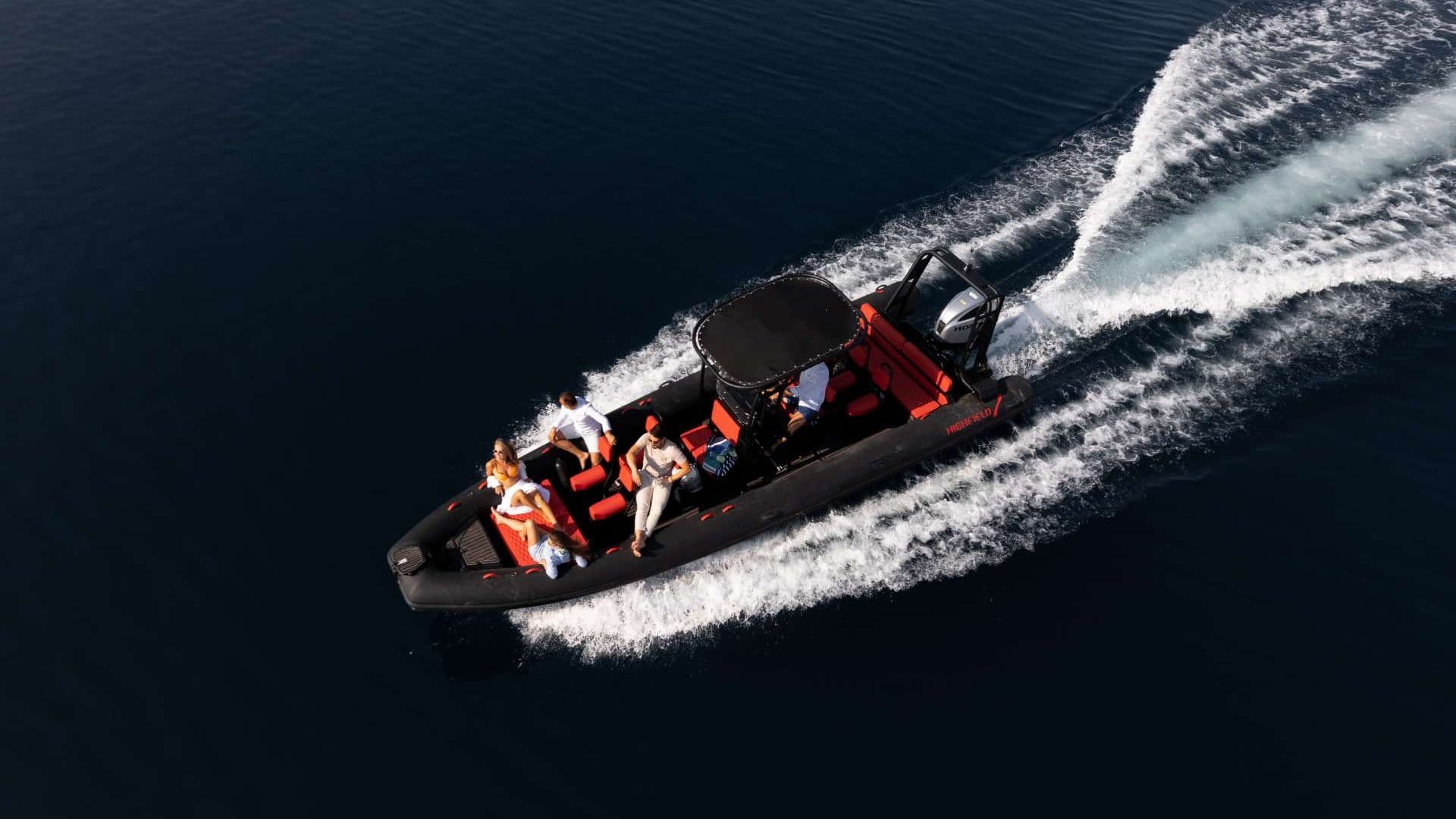 Highfield Patrol 860 pogled s boka — Zadar