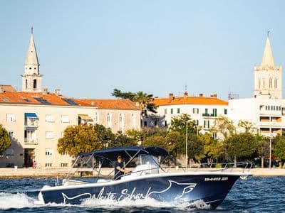 White Shark 265 pogled s boka — Zadar