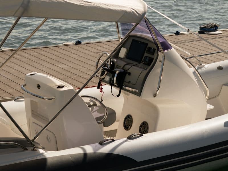 RIB inflatable boat pier Adriatic Croatia rental