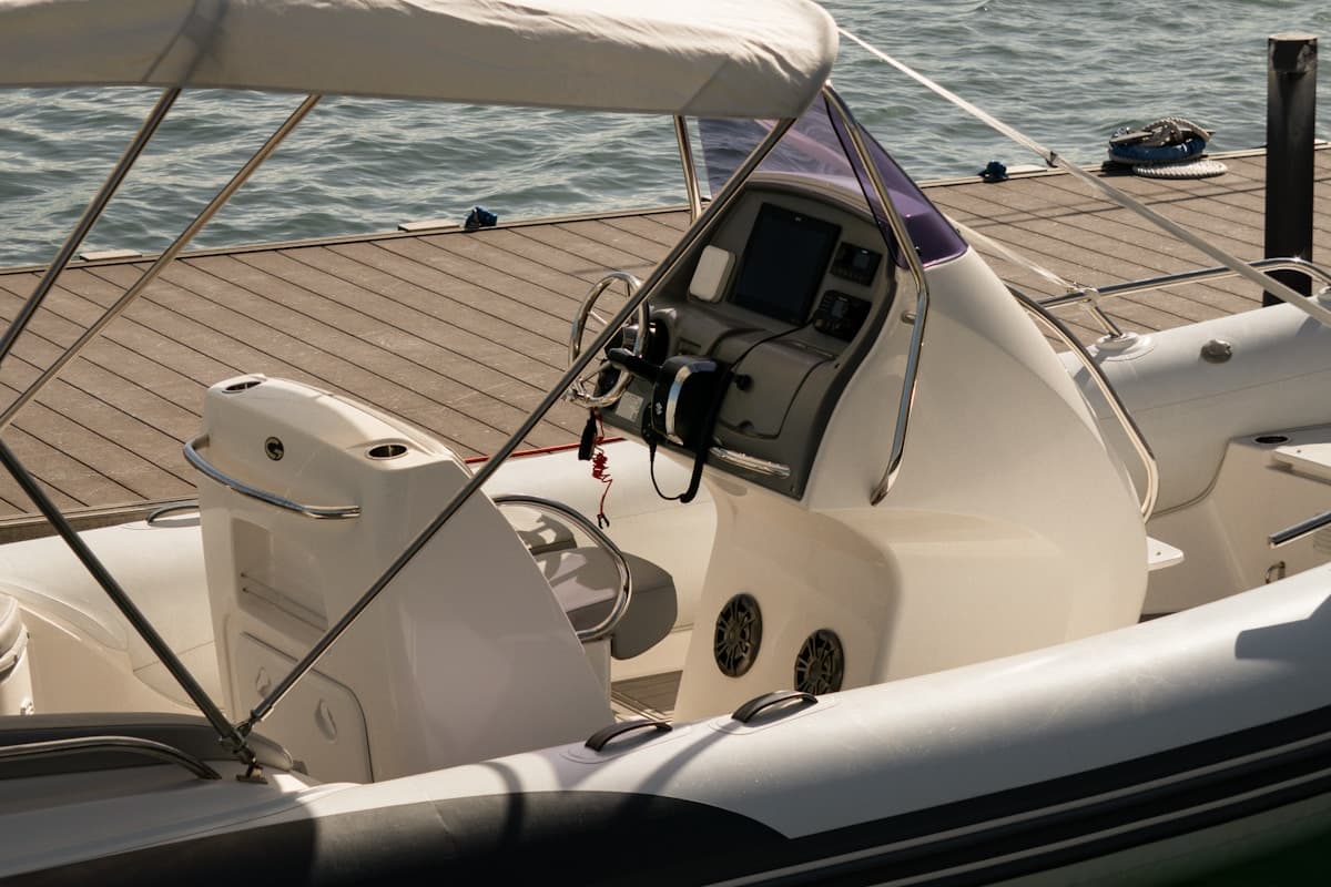 RIB inflatable boat pier Adriatic Croatia rental