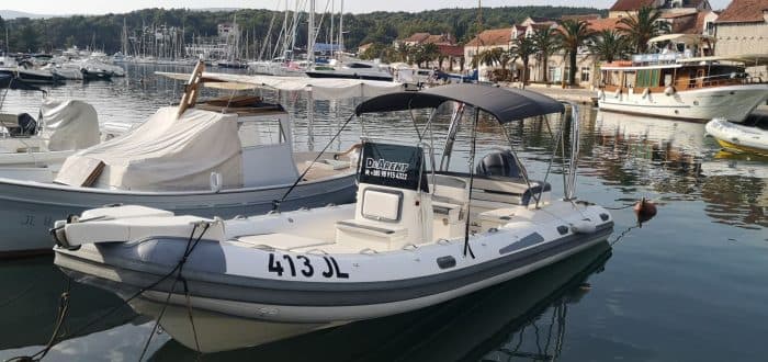 BSC 720 gumenjak na moru — Vrboska, Hvar