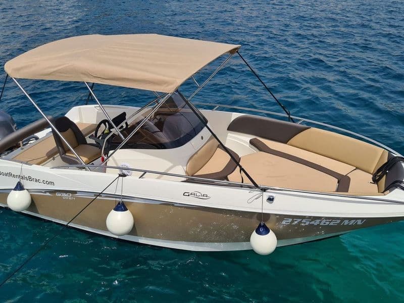 Galia 630 Open 2 boat rental Milna Brac HQ