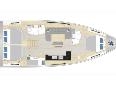 Hanse 460 Rubi - Hanse Yachts Hanse 460 for rent in Sibenik