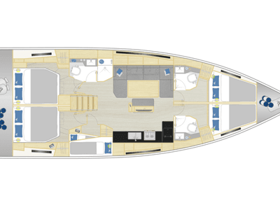 Hanse 460 White Pearl - Hanse Yachts Hanse 460 for rent in Sibenik