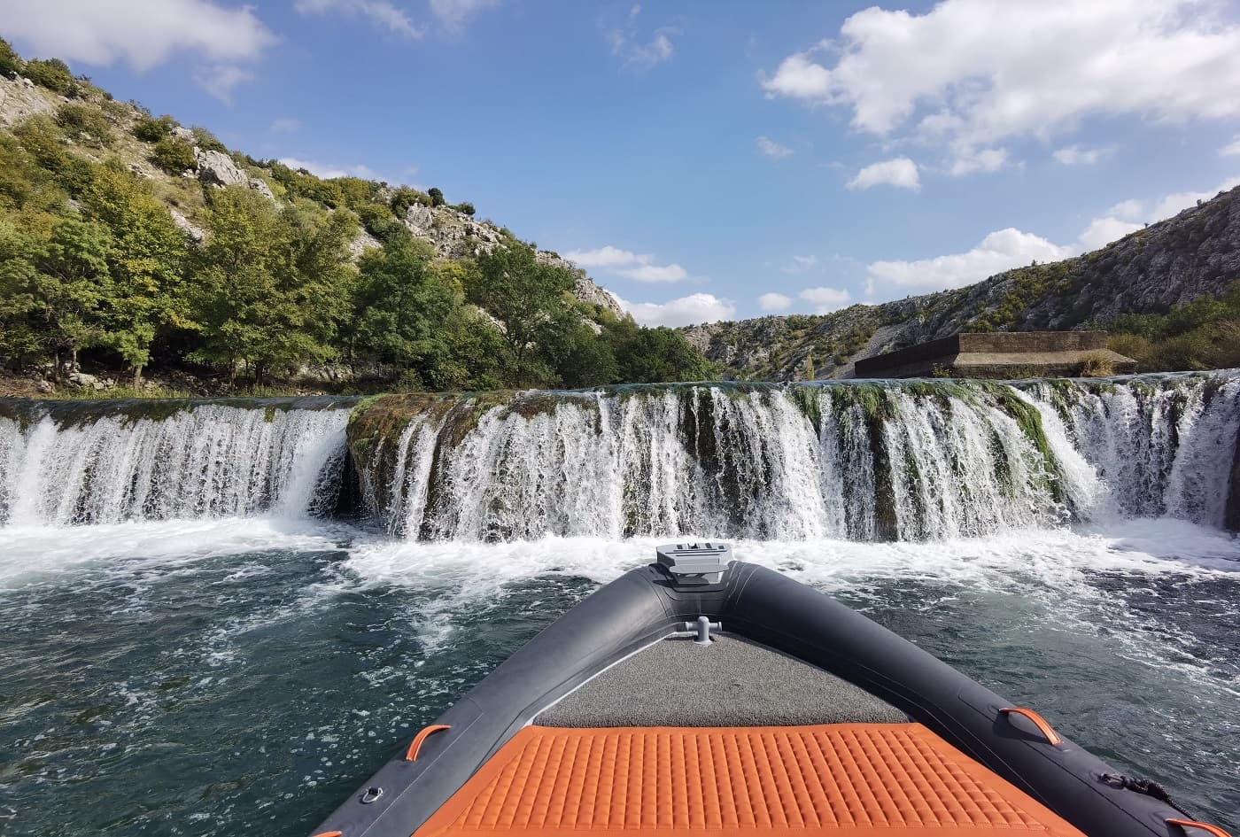Zrmanja waterfalls speedboat excursion from Starigrad Paklenica