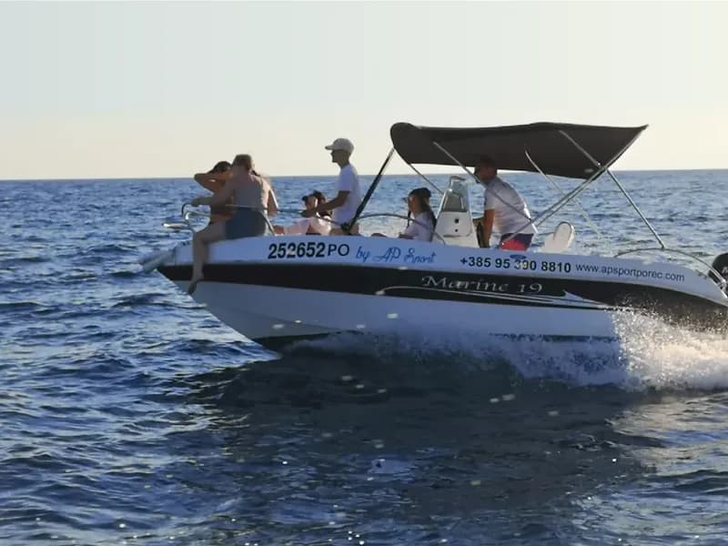 Marine 19 100HP - Rent a Boat Poreč