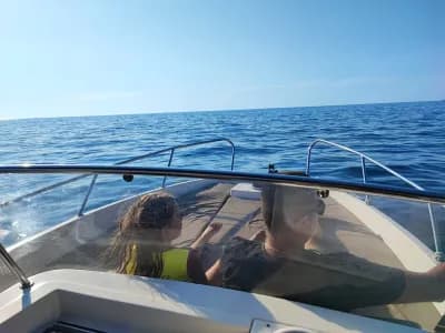 Quicksilver 675 Activ 150HP - Rent a Boat Poreč
