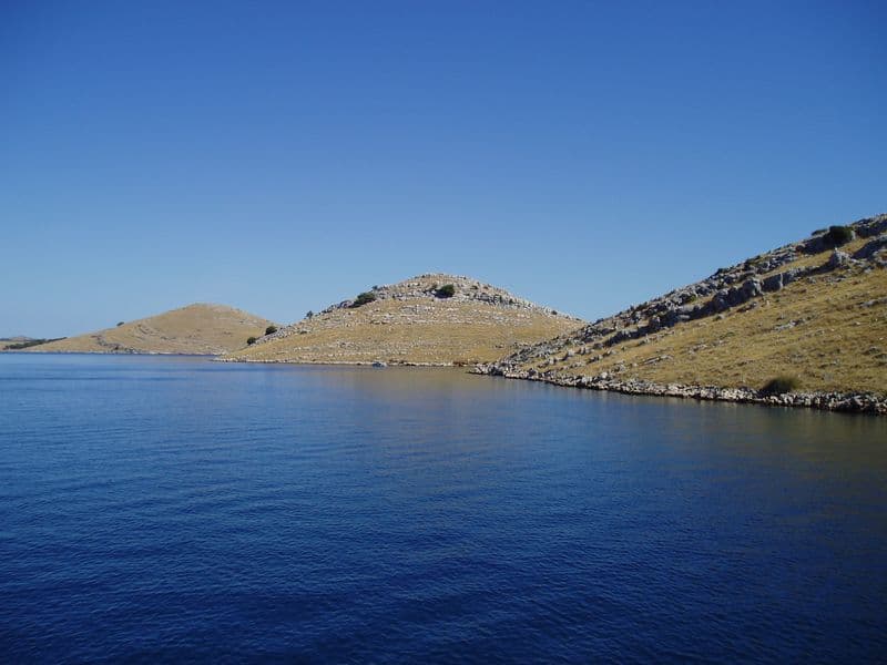 Zračni pogled na kornatski arhipelag
