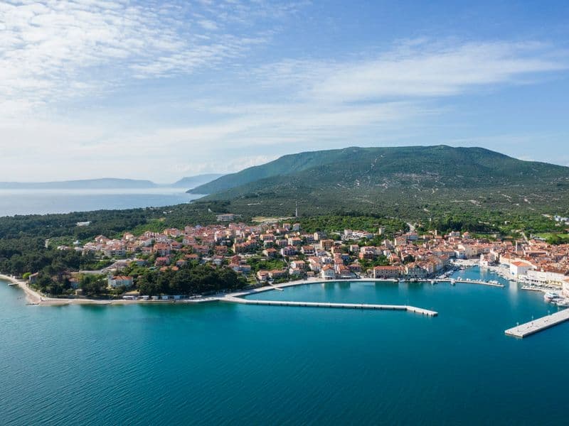 The town of Cres, Cres island, Croatia