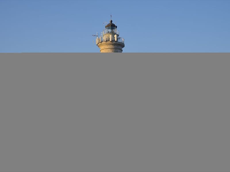 Savudrija Lighthouse near Umag, the oldest active lighthouse on the Adriatic