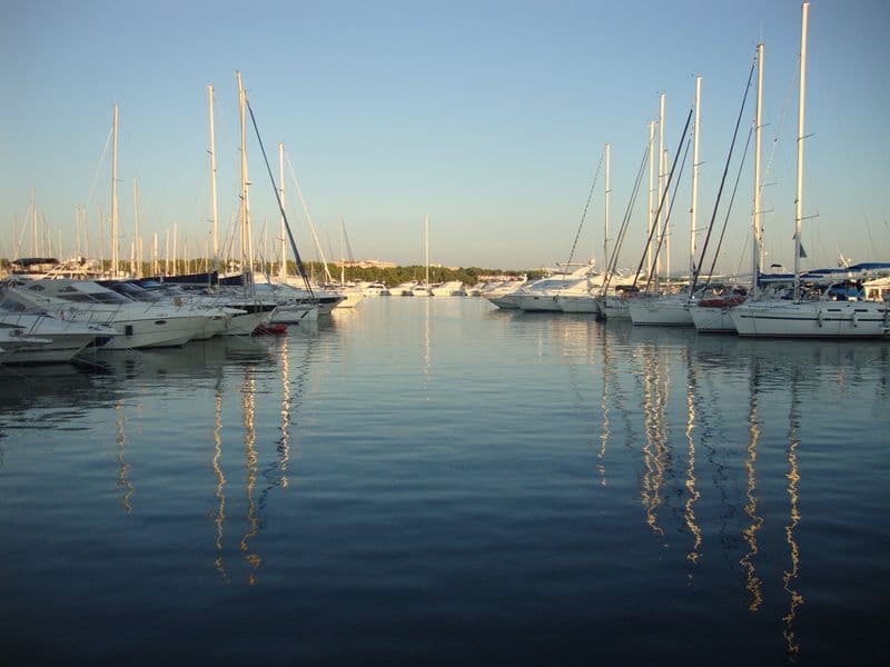 Vodice waterfront and marina, Croatia